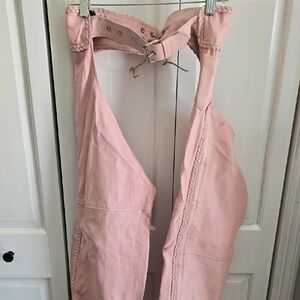 Hot Leather Pink Chaps